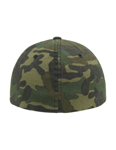 FLE-6977CA-Flexfit Garmet Washed Camo Cap